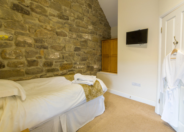 Bowes Barn single room with colour TV/DVD