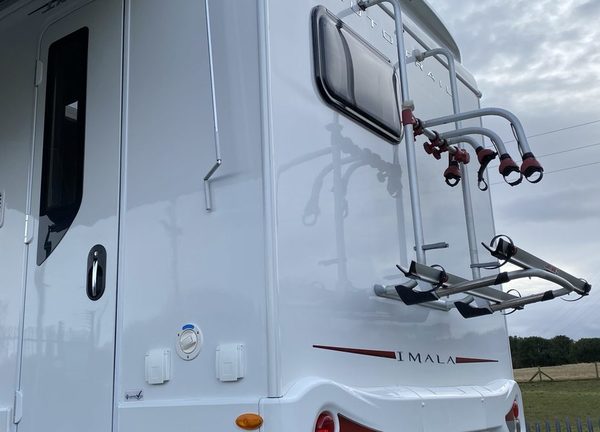 Riding Rambler - our motorhome hire with bike rack 